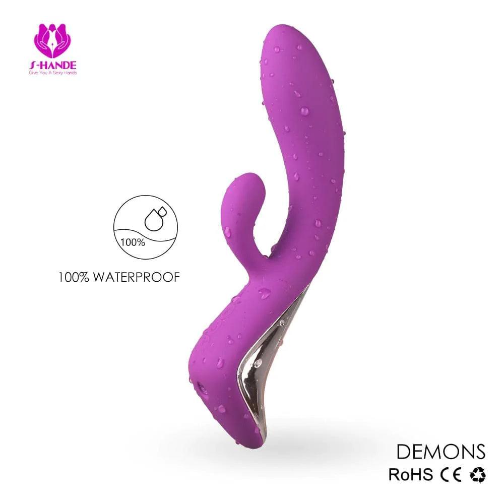 Demons - Curved Silicone G Spot Vibrator - Bestgspot