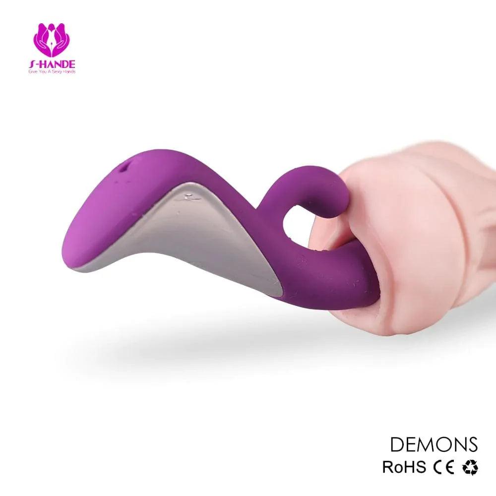 Demons - Curved Silicone G Spot Vibrator - Bestgspot