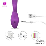 Demons - Curved Silicone G Spot Vibrator - Bestgspot