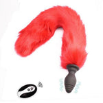 Detachable Vibrating Fox Tail Butt Plug - Soft & Stimulating - Bestgspot