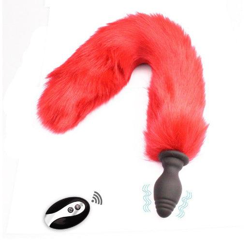 Detachable Vibrating Fox Tail Butt Plug - Soft & Stimulating - Bestgspot