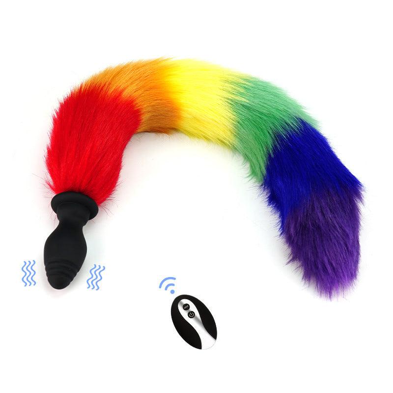 Detachable Vibrating Fox Tail Butt Plug - Soft & Stimulating - Bestgspot