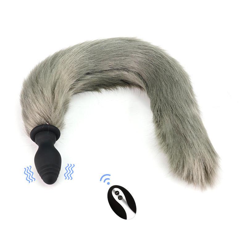 Detachable Vibrating Fox Tail Butt Plug - Soft & Stimulating - Bestgspot