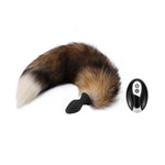 Detachable Vibrating Fox Tail Butt Plug - Soft & Stimulating - Bestgspot