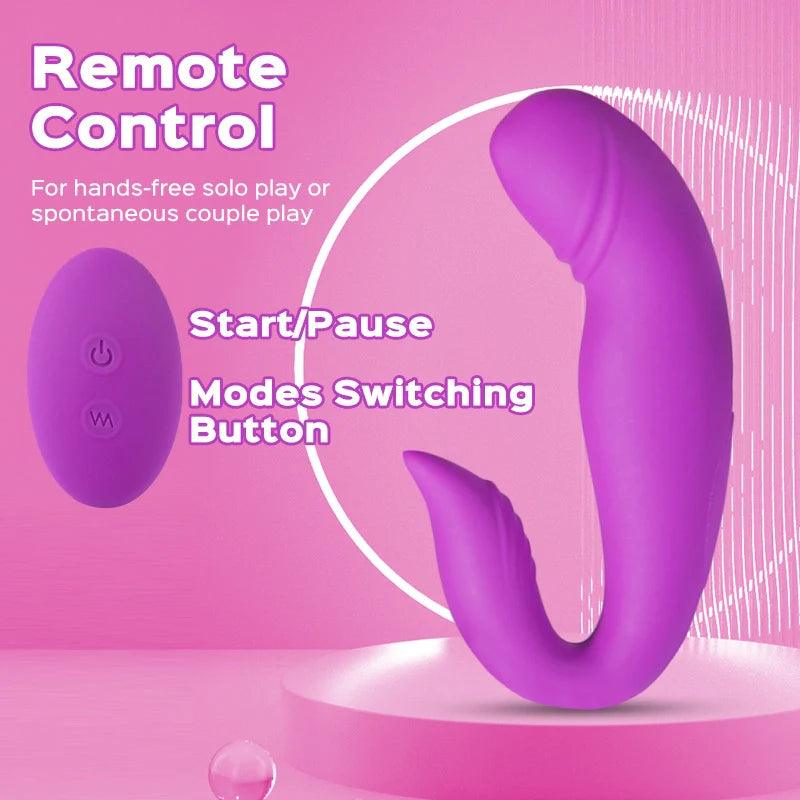 Dolphin - Dual-Motor Rolling G-spot & Clitoral Vibrator - Bestgspot