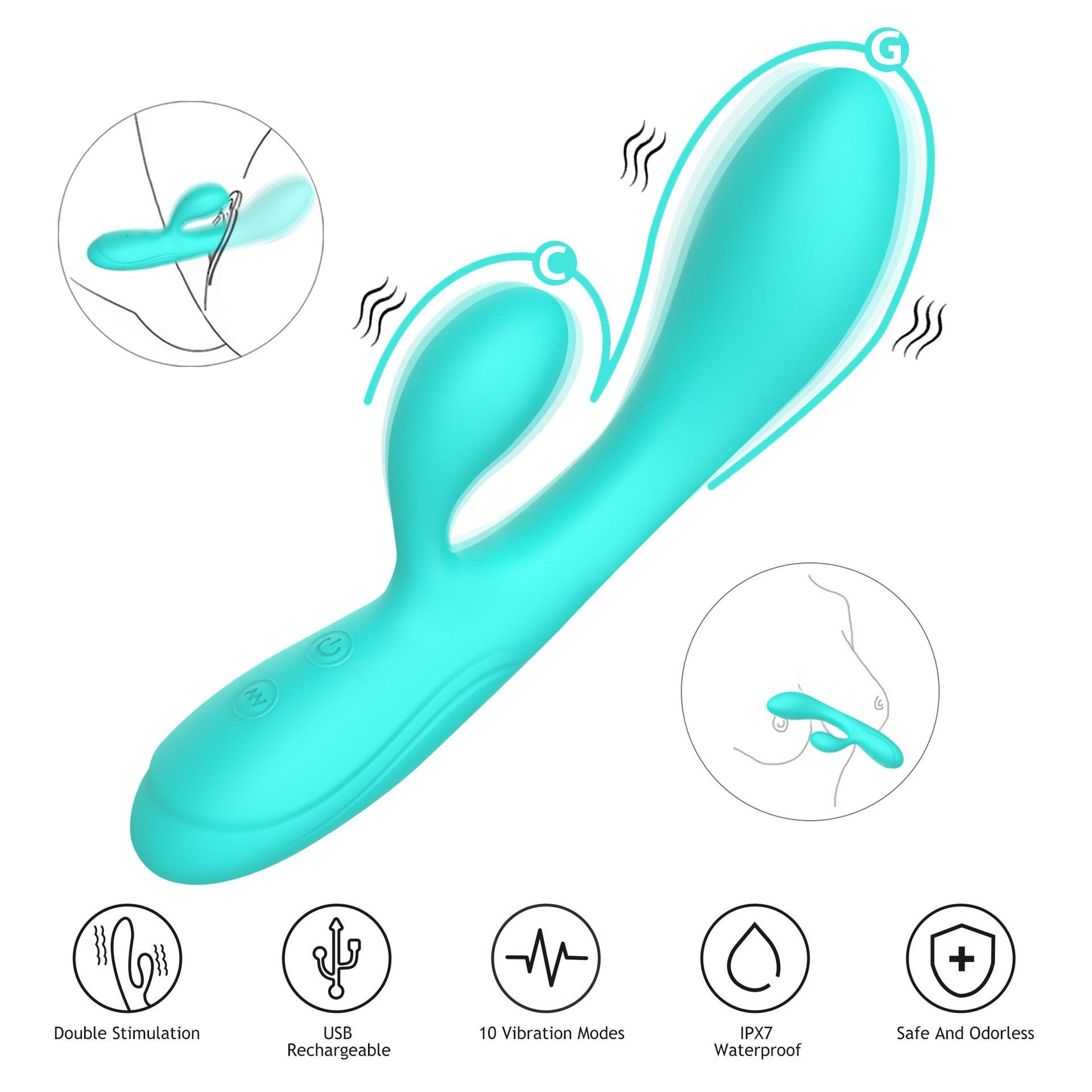 Dual-Action Rabbit G-Spot Vibrator - Sexdoll.Sex