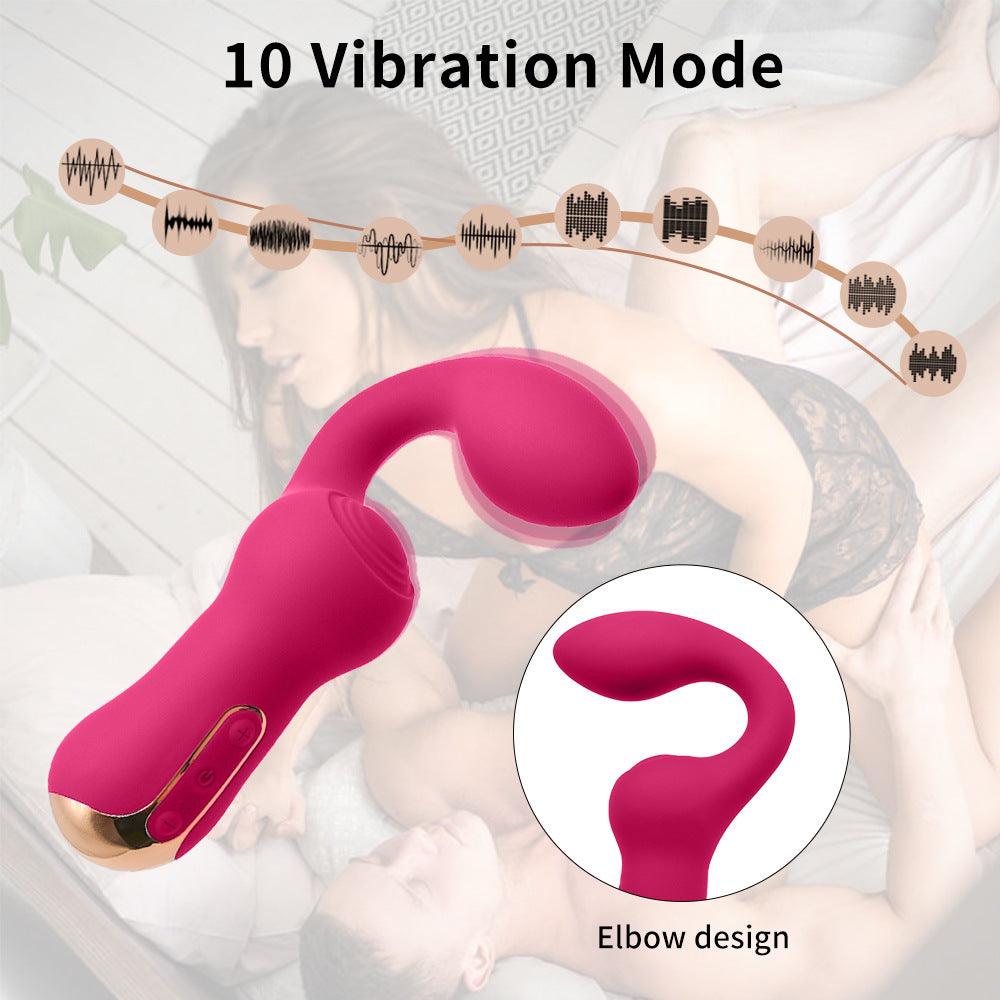 Dual-Action Waterproof Vibrator with Powerful Motors - Ultimate G-Spot and Clit Stimulation - Sexdoll.Sex