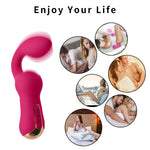 Dual-Action Waterproof Vibrator with Powerful Motors - Ultimate G-Spot and Clit Stimulation - Sexdoll.Sex