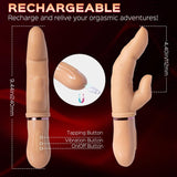 Dual-ended Finger-shaped Dildo - Realistic Silicone, 4.4 Inch - Bestgspot