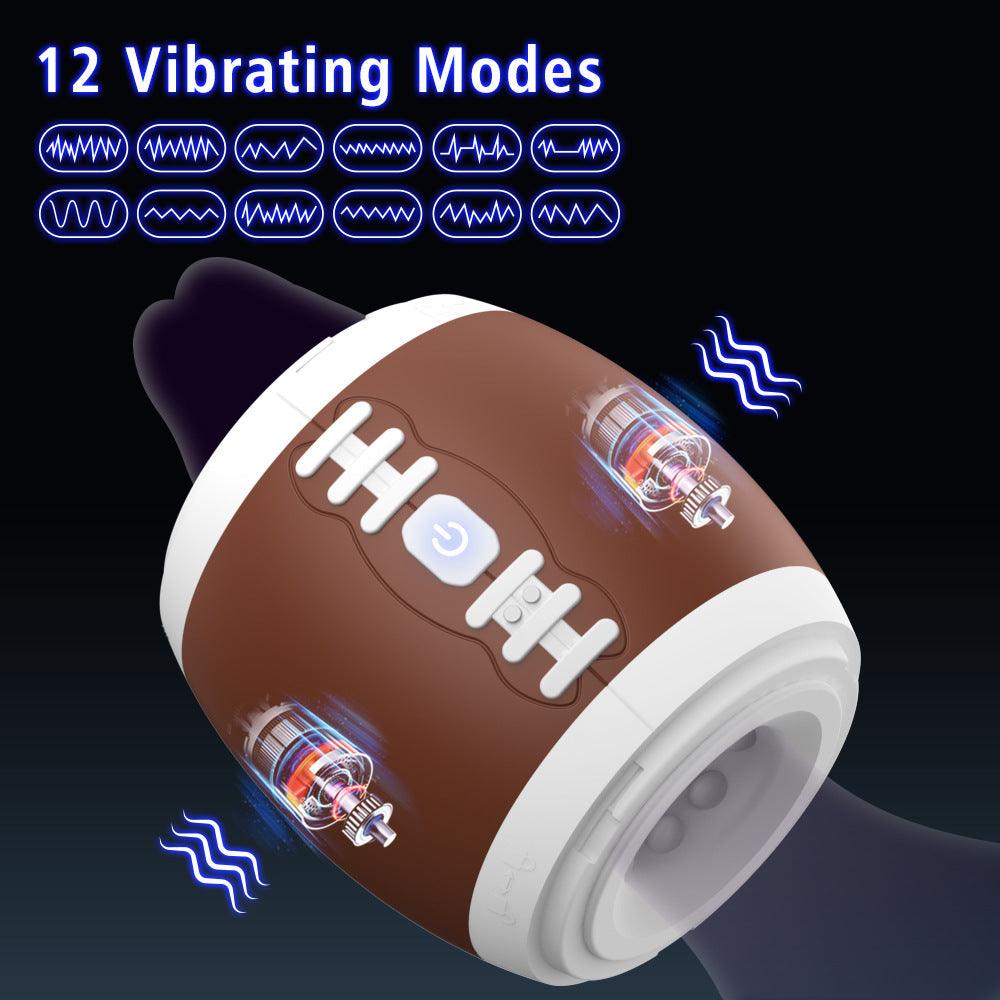 Dual Motor Waterproof Pocket Male Masturbator - Football-themed Pleasure - Bestgspot