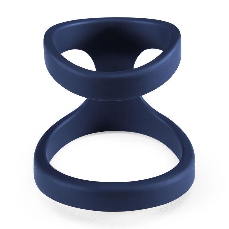 Dual Rings Indigo Blue Penis Ring Male Enhancement - Sexdoll.Sex