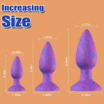 Eli Progressive Anal Training Flared Base Silicone Butt Plugs Set (3 PCS) - Sexdoll.Sex