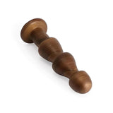 Elza - Beaded Anal Plug in Brown - Bestgspot