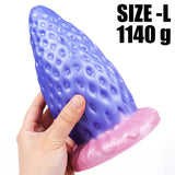 AIMITEX Super Large Strawberry Silicone Butt Plug Anal Sex Toy