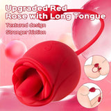 Fuchsia - Rose Clit Licking Stimulator & Vibrating Egg - Bestgspot