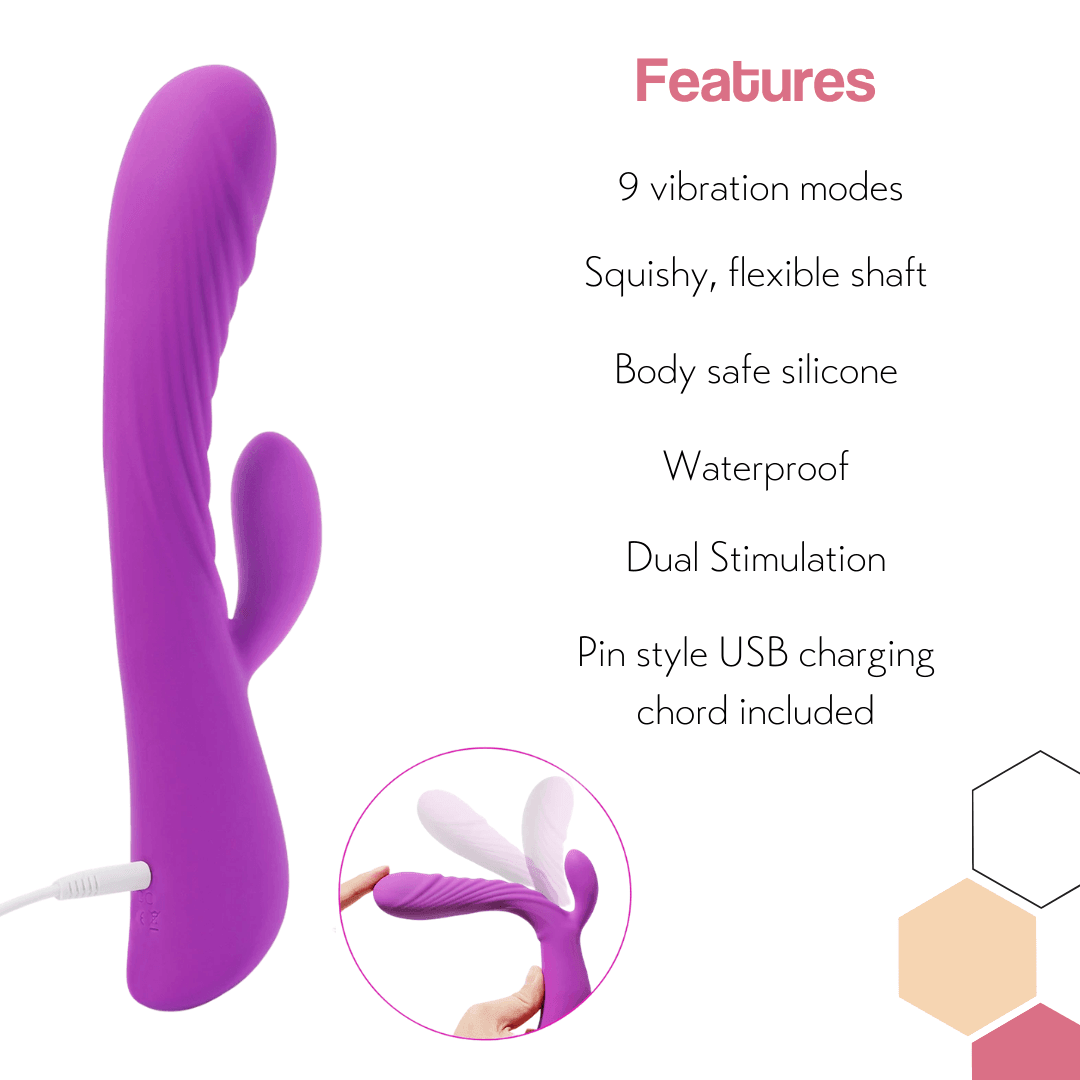 G-Spot Clit Stimulator Rabbit Vibrator - Unleash Dual Pleasure - Sexdoll.Sex