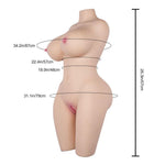 Ginny: 37.6LB Removable Vaginal Sex Doll 4 in 1 with Tantabosom - Sexdoll.Sex