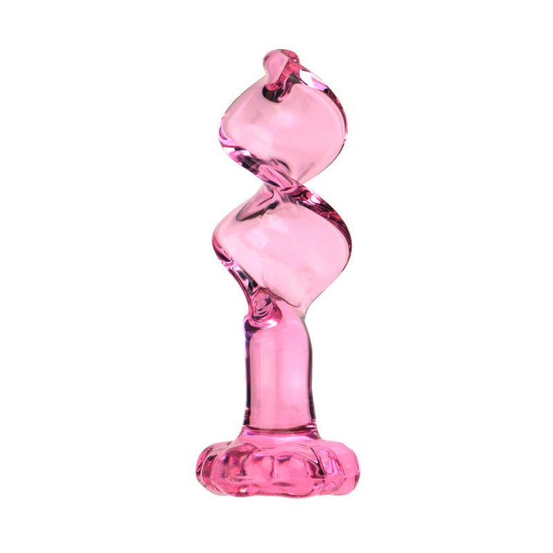 Glass Flower Butt Plug: Elegant Pleasure Blooms - Sexdoll.Sex