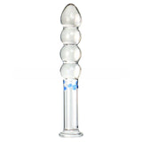 Glass Honey Stick Beaded Dildo - Sexdoll.Sex