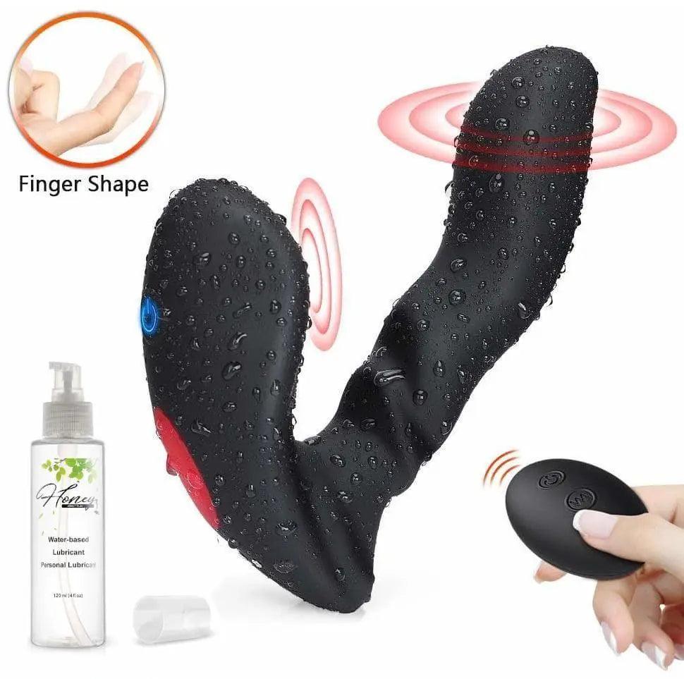 Graduated Silicone Vibrating Anal Toy with Remote Control - Magnetic Charging - Bestgspot