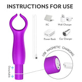 Grandeur Bullet Penis Vibrator | 9 Modes & Waterproof Versatility - Bestgspot