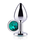 Green Gem Metal Butt Plug - Bestgspot