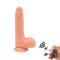 Hans - Realistic Vibrating Thrusting Dildo Remote Control 5.5 Inch - Bestgspot