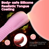 Heating Multi-function Tongue Vibrator - Mimics Real Tongue Sensations, Sensual Pleasure - Bestgspot