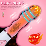 Heating Multi-function Tongue Vibrator - Mimics Real Tongue Sensations, Sensual Pleasure - Bestgspot