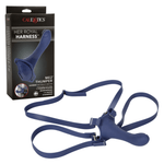 Her Royal Harness ME2 Thumper Strap-On with Silicone Rechargeable Dildo - Blue - Sexdoll.Sex