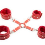 Hog Tie Restraint With Faux Fur Cuffs - Sexdoll.Sex