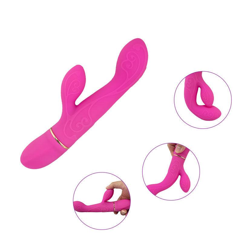 Holly - Classic Dual Vibrator with Rabbit Design for G-Spot & Clitoral Stimulation - Bestgspot