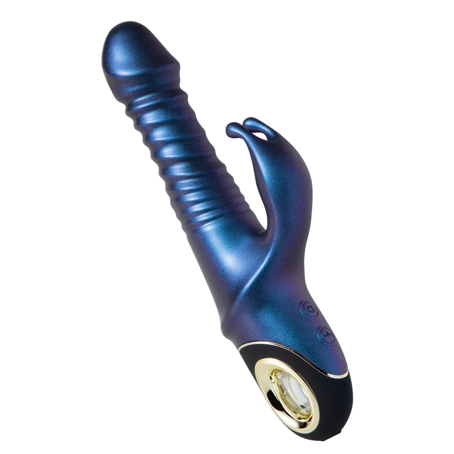 Intense Blended Orgasms Thrusting Rabbit Vibrator - 9 Vibration Modes - Sexdoll.Sex