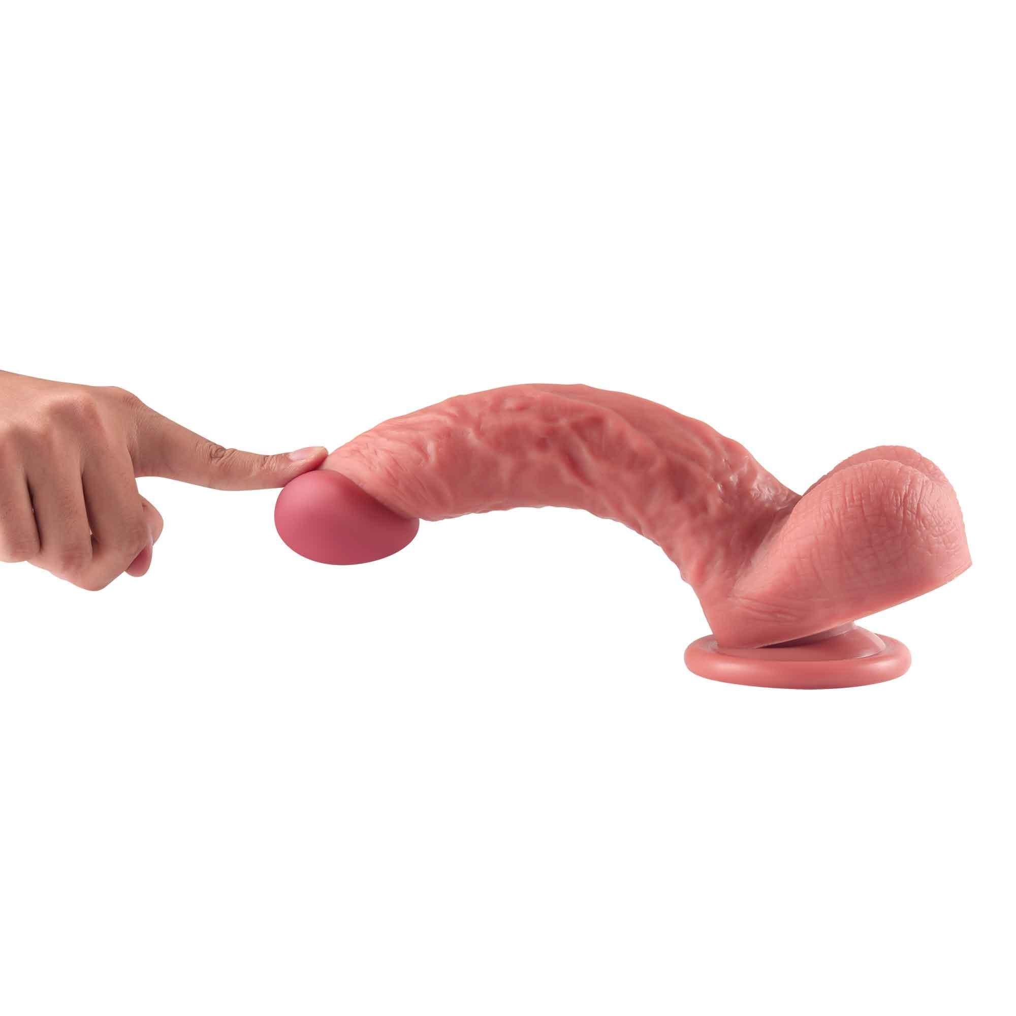 James - Silicone Stick On Wall Dildo 8 Inch - Bestgspot