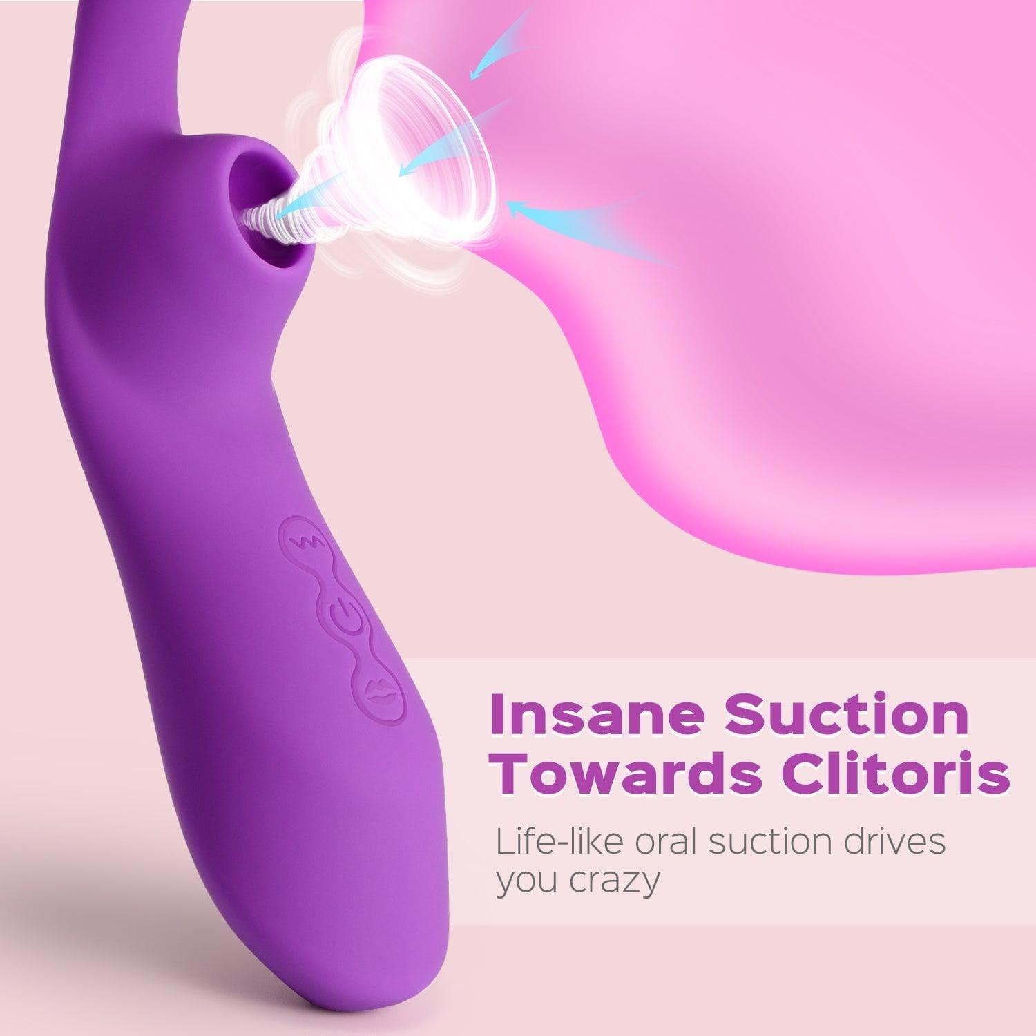 July - Multi Function Clit Sucking Vibrator - Bestgspot