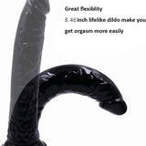 Kari - Silicone Realistic Curved Dildo 8 Inch - Bestgspot