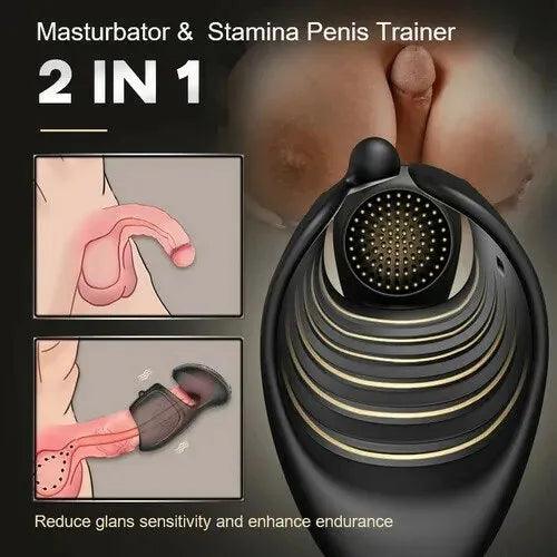 King Kong - Vibrating Male Masturbator & Penis Massager - Bestgspot