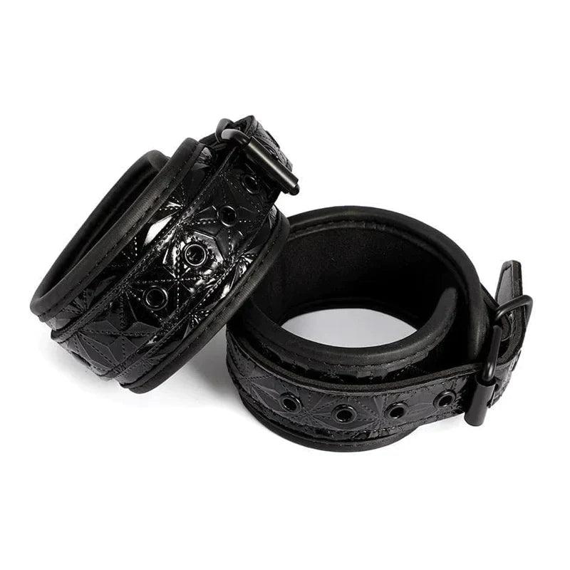 Kinky Play Ankle Cuffs - Black - Bestgspot