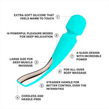 LELO Smart Wand 2 Large All-Over Body Handheld Waterproof Vibrator and Wand Massager - Bestgspot