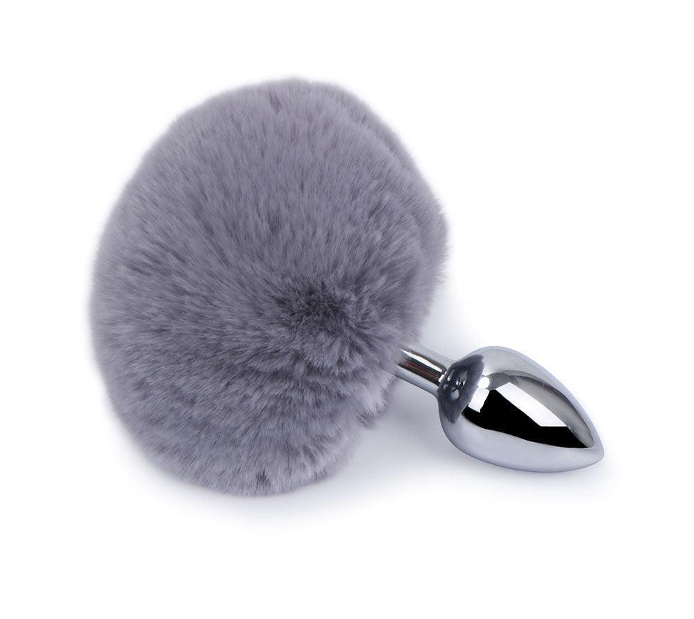 Metal Pink Hairball Base Butt Plug for Experienced Men or Women 5.51 Inch - Sexdoll.Sex