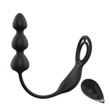 Neil - Vibrating Anal Beads with Cock Ring & Perineum Massager - Bestgspot