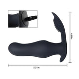 NEW THUNDER 7 Vibrations Extraordinary Prostate Massager with Remote Control - Sexdoll.Sex