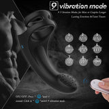 Piotr - Dual Multi-Function Cock Ring Vibrating Butt Plug - Bestgspot