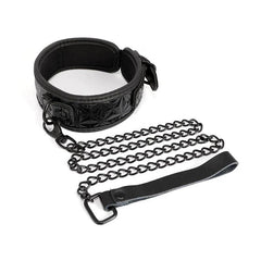 Power Play Collar & Leash - Black - Bestgspot