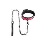 Power Play Collar & Leash - Pink - Bestgspot