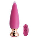 Pretty Vibrating Anal Plug with Remote Control - Silicone, Waterproof - Bestgspot