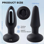 Prostate Massager with Vibration & Tickling - Ultimate P-Spot Pleasure - Bestgspot