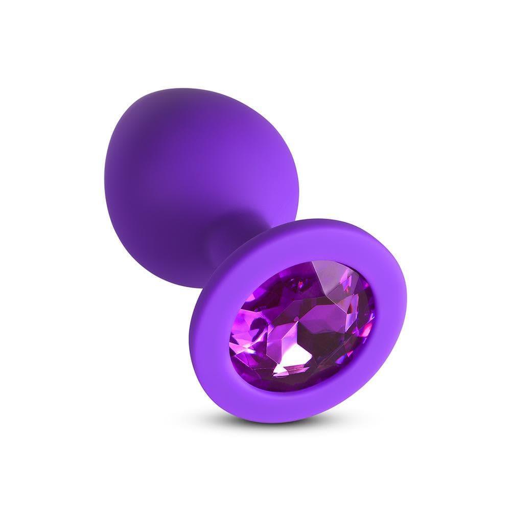 Purple Gem Purple Silicone Butt Plug - Bestgspot