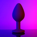 Purple Gem Purple Silicone Butt Plug - Bestgspot