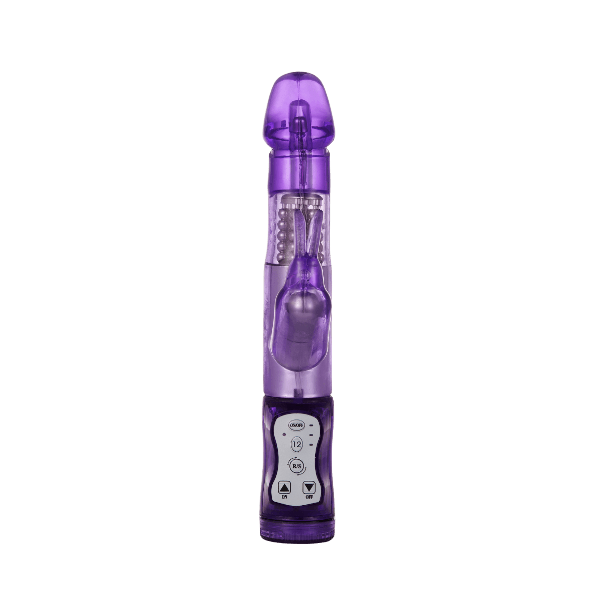 Rabbit Vibrator With 5 Rows Of Rotating Beads - Sexdoll.Sex